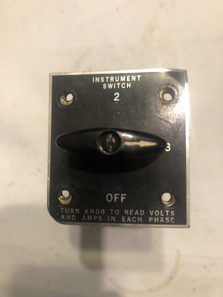 UNITED LAB DRUM ROTARY SWITCH 120V SEE PICS