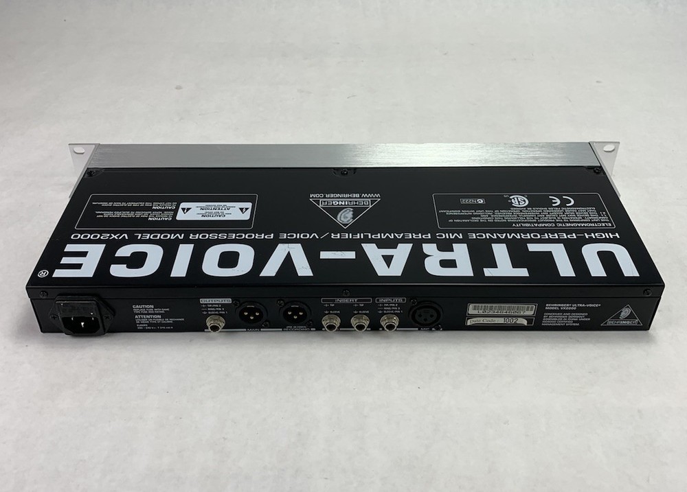 Behringer VX2000 High-Performance Mic Preamplifier / Voice Processor - For Parts