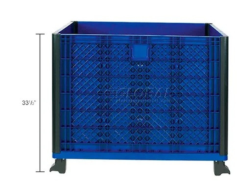 Easy Assembly Solid Wall Container 39-1/4 x 31-1/2 x 33-1/2 Overall