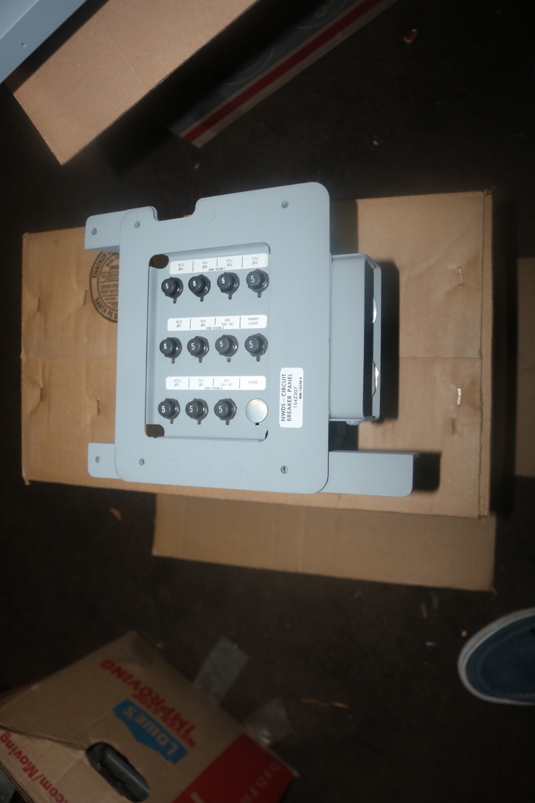 Vintage NOS F-4 Phantom NWDS circuit breaker panel complete unused 508-10338-4