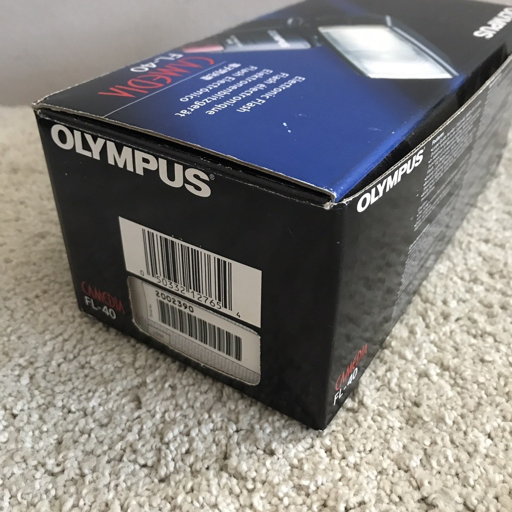 Olympus FL-40 Electronic Camera Flash Unit New In Open Box