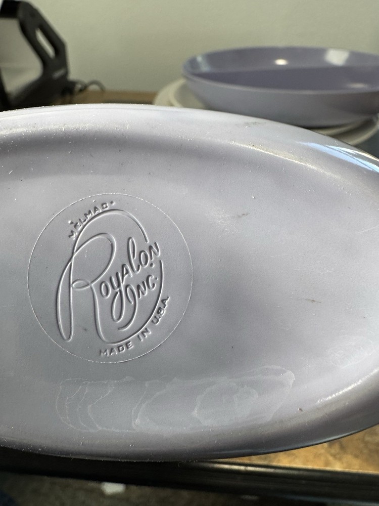 Melmac Raylon Lilac 4 Pc Set