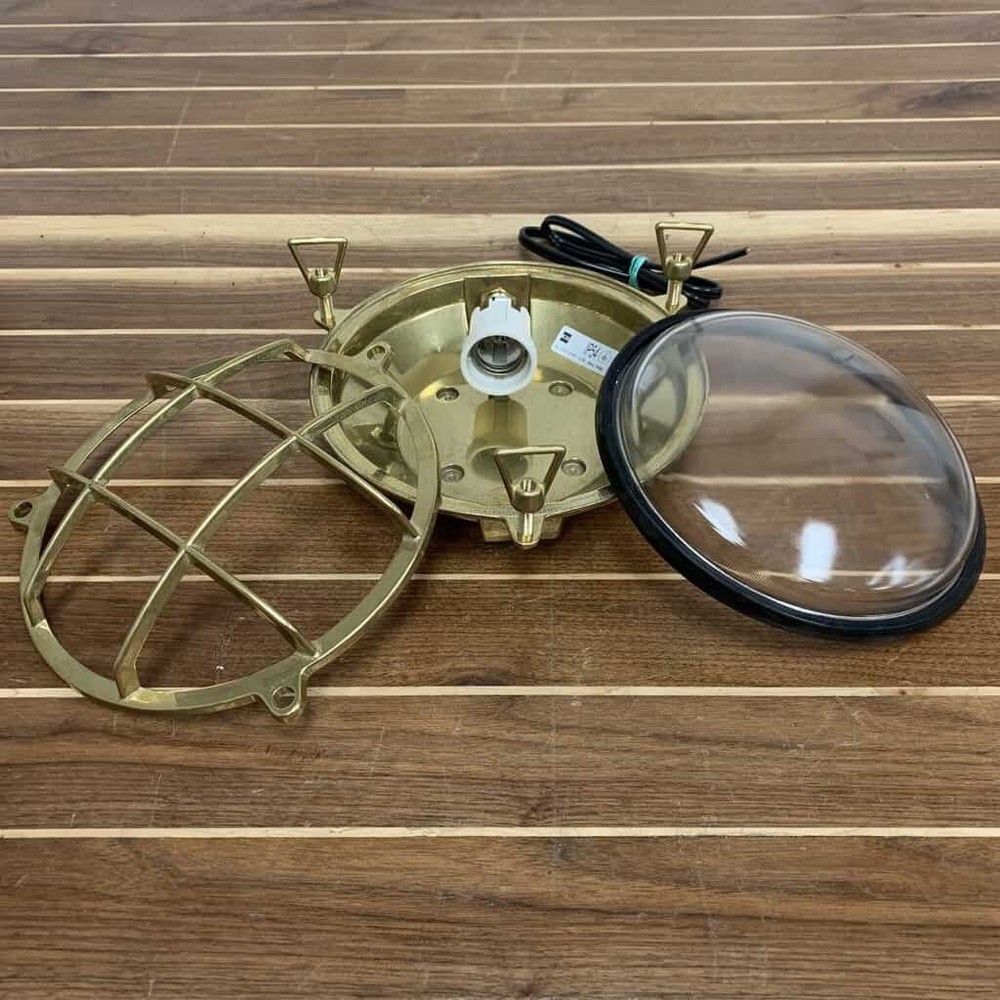 Brass Four Bar Ceiling Light