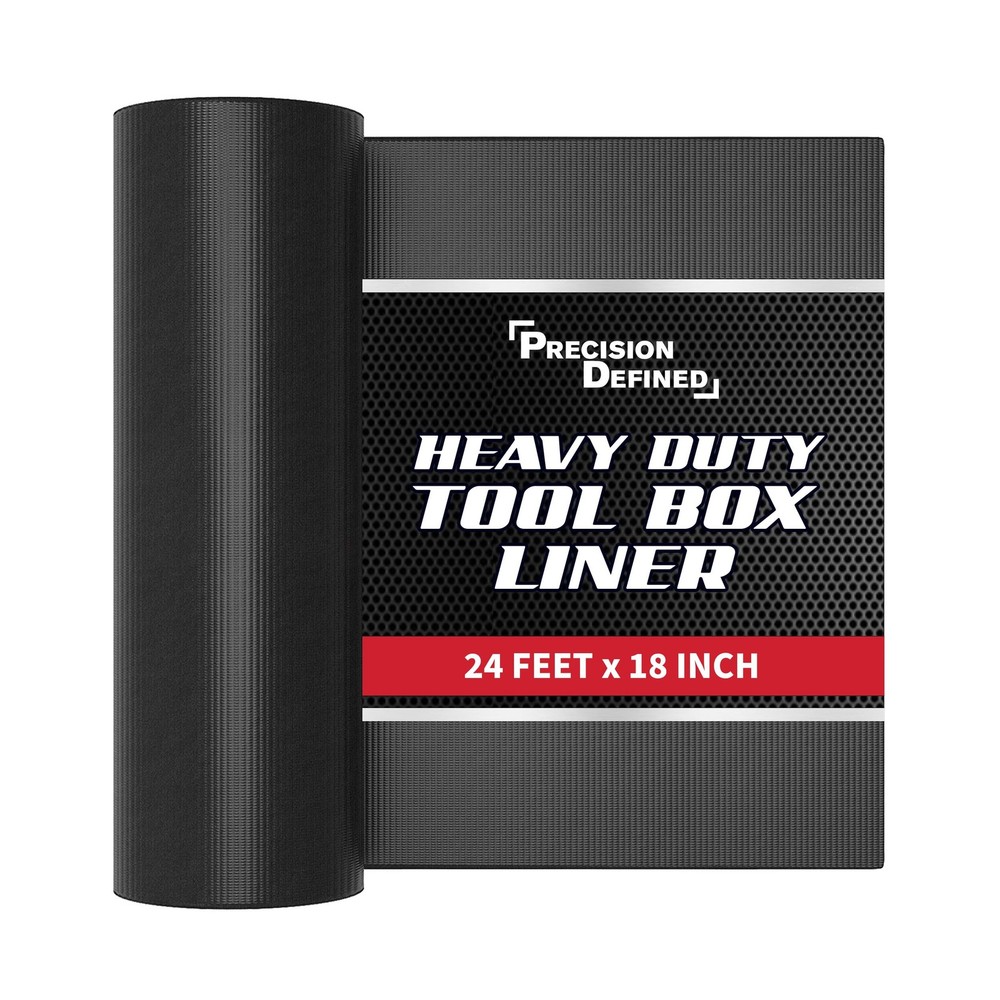 Precision Defined Professional Grade Tool Box Liner, Black | Tool Box Drawer Lin