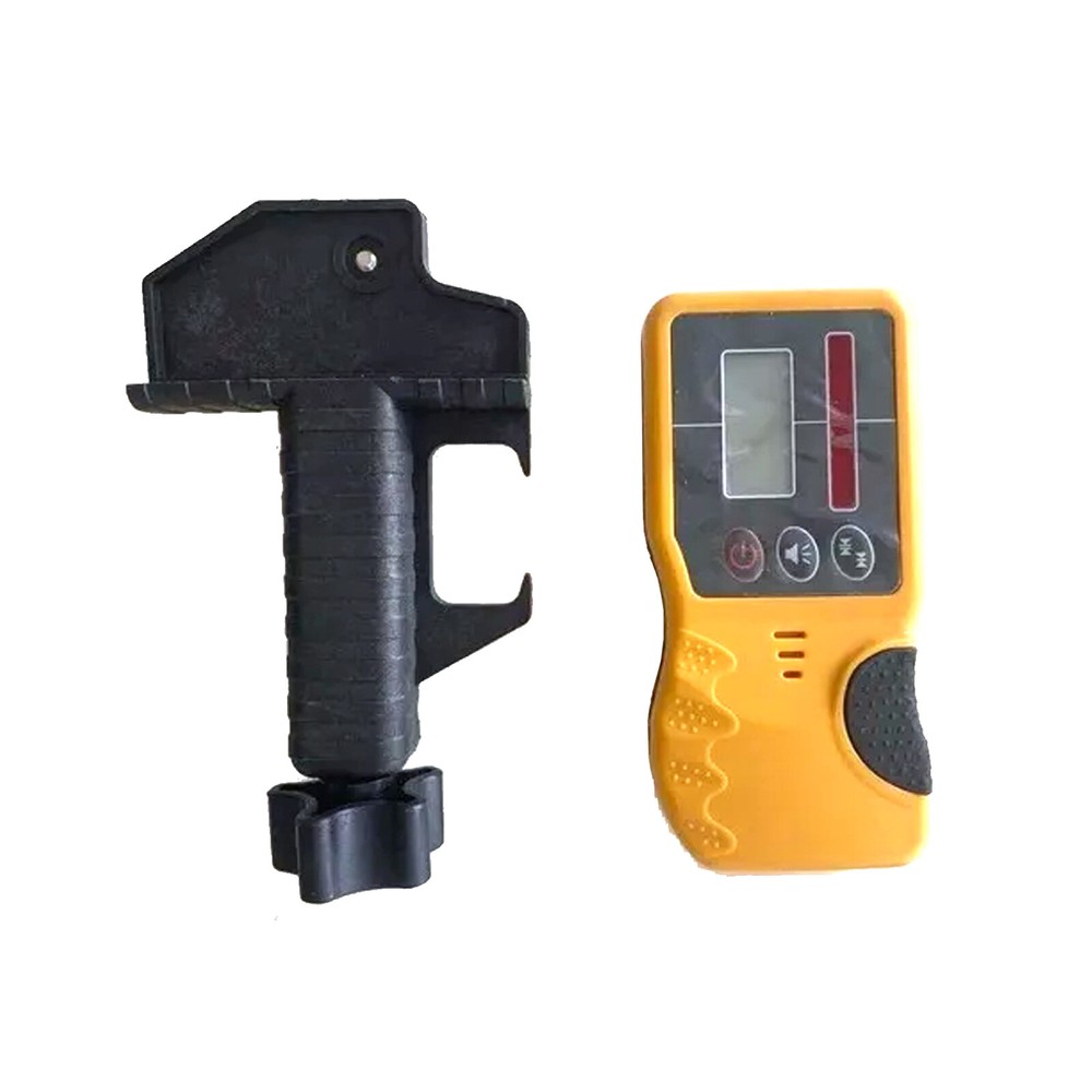 500m Red Laser Leveling Detector Rotating level Receiver LCD Dual Display