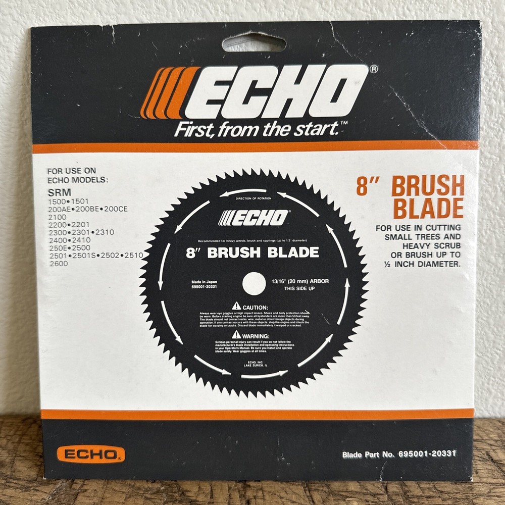 Echo 8" Brush Blade 695001-20331 NEW