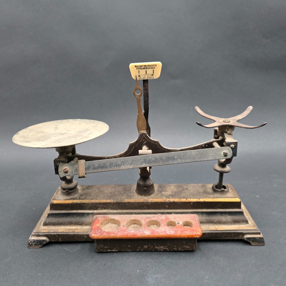 Antique Henry Troemner Philadelphia Postage Scale