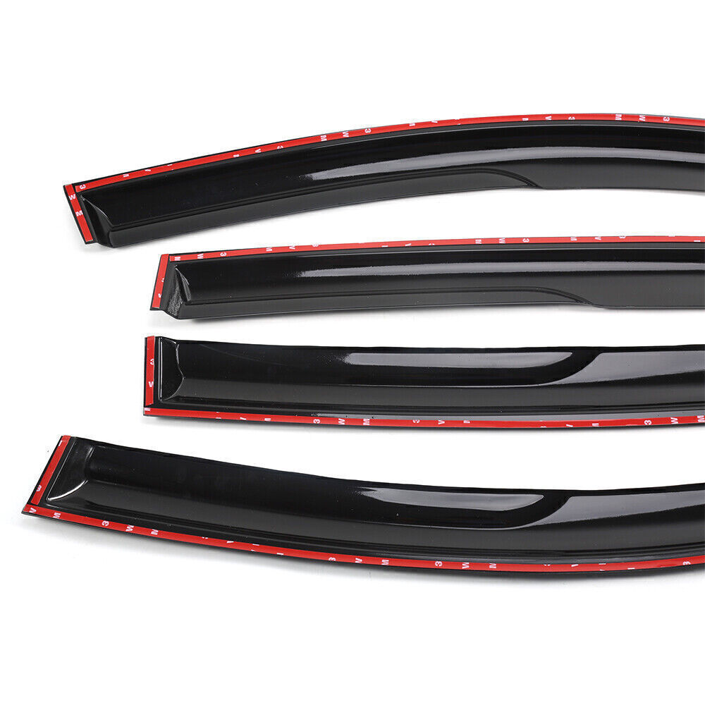 For 18-20 Honda Accord JDM Wavy Mugen Style Window Visors Rain Guards Vent Shade