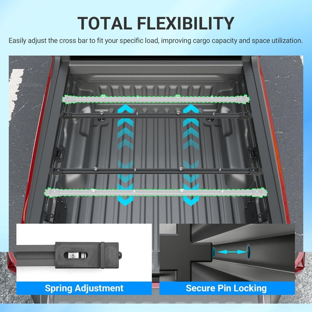 Cargo Bar Compatible with 2022-2026 Ford Maverick Cargo Support Load Securing...