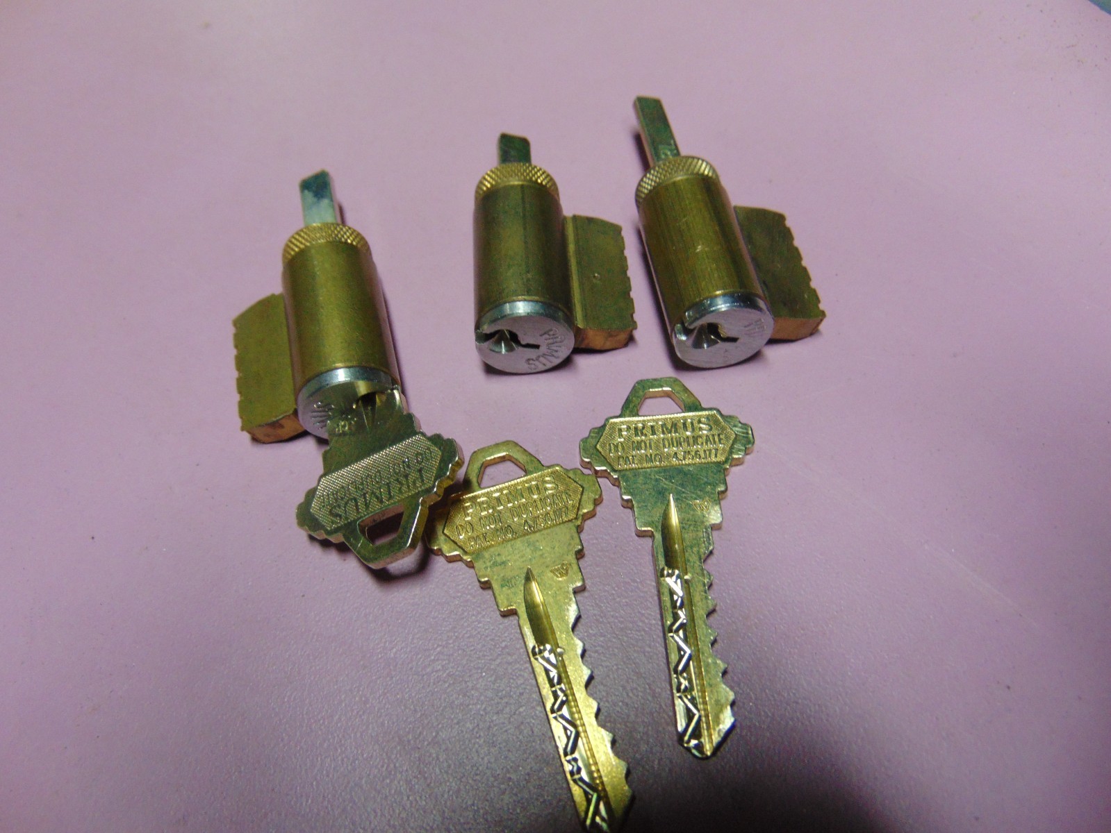 3 SCHLAGE PRIMUS LOCK 20-748-626 CP WITH 3 KEYS KEY SAME LOCKSMITH