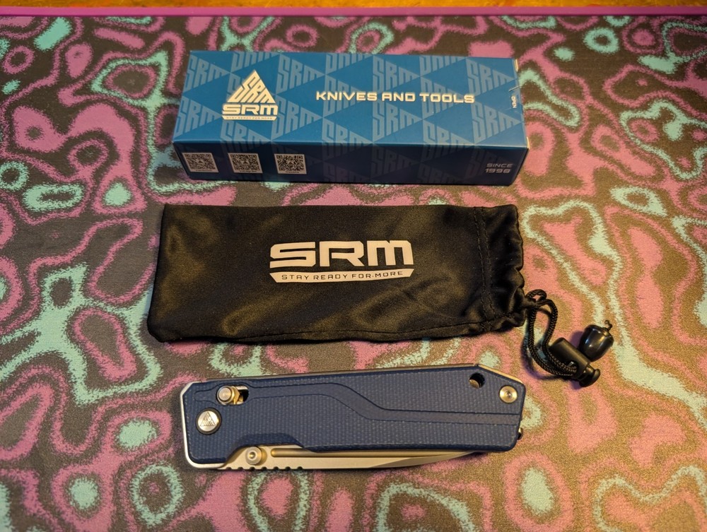 SRM Knives Rubik Ambi Lock Blue SRM7228BME2