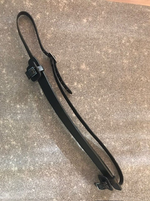 Sword Baldric - leather back sling