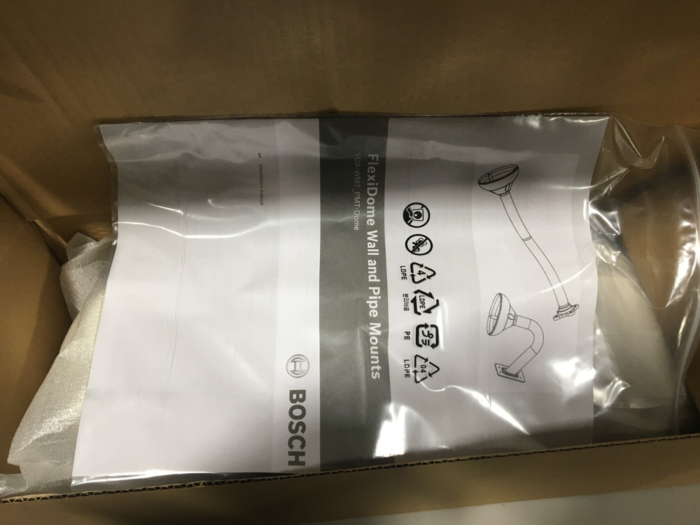 Bosch VDA-WMT-DOME Camera Wall Mount New Open Boxed