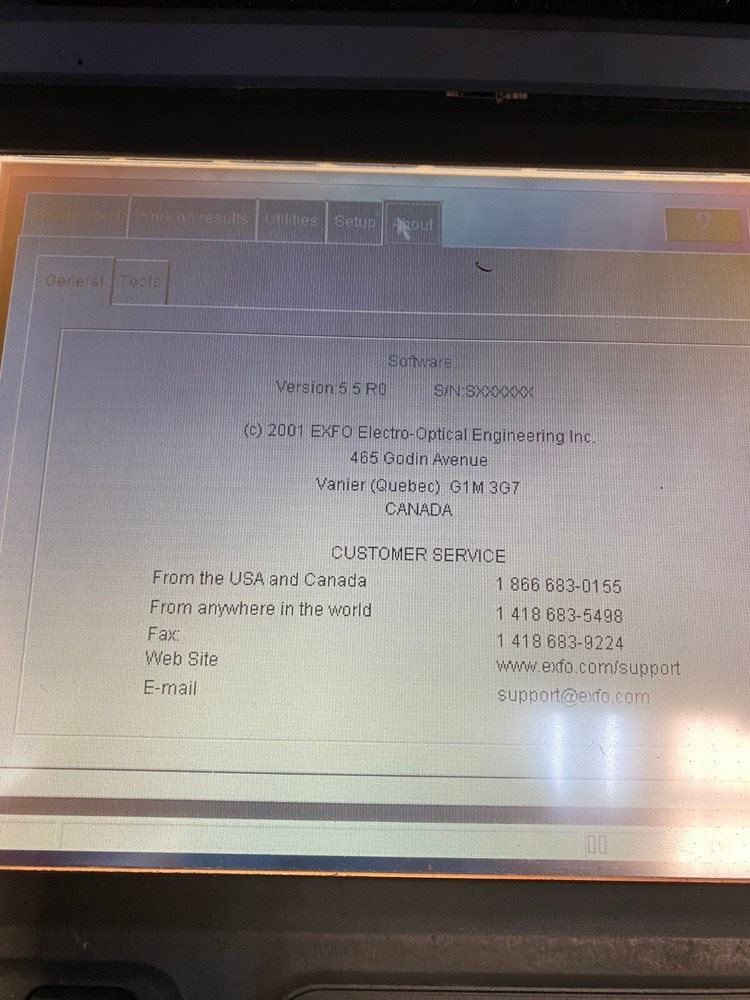 Exfo FTB-300 Universal test system with FTB-7300 OTDR Module, FTB-3920