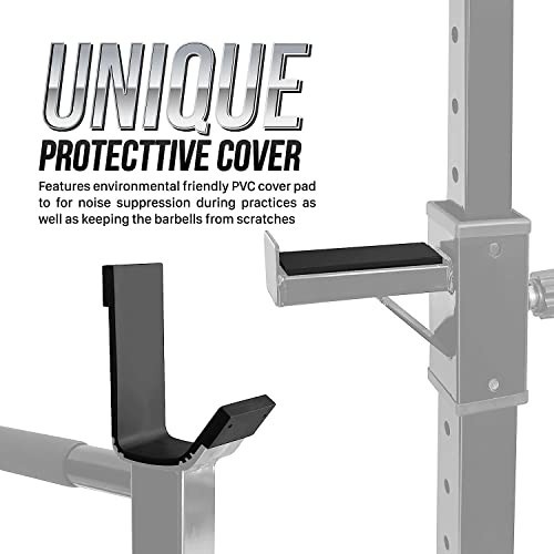 Adjustable Squat Rack for Home Gym - Multi-Function Barbell Stand, Dip Station,