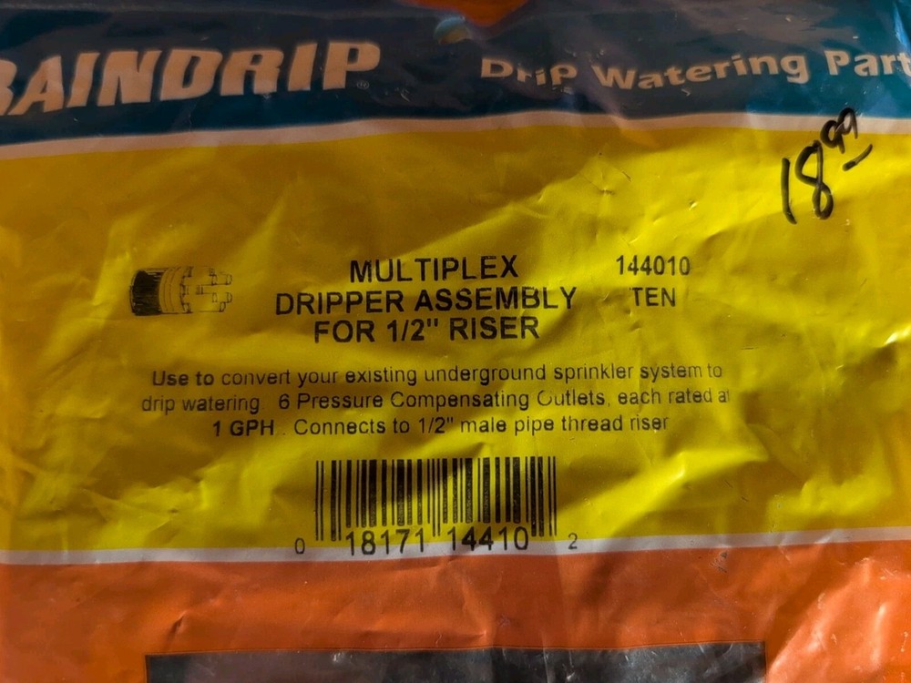 Raindrop Multiplex Dripper Assembly For 1/2" Riser 144010