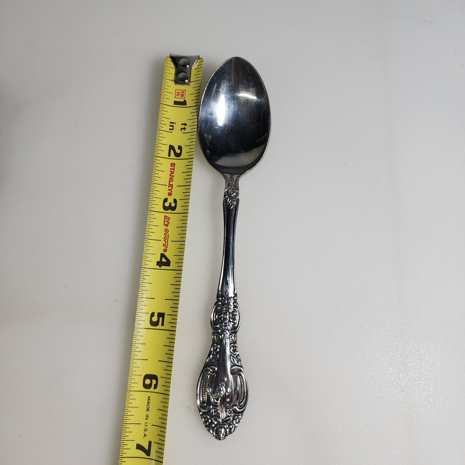 Springtime Stainless Steel Spoon Flatware Glossy Made In Japan 6.25"