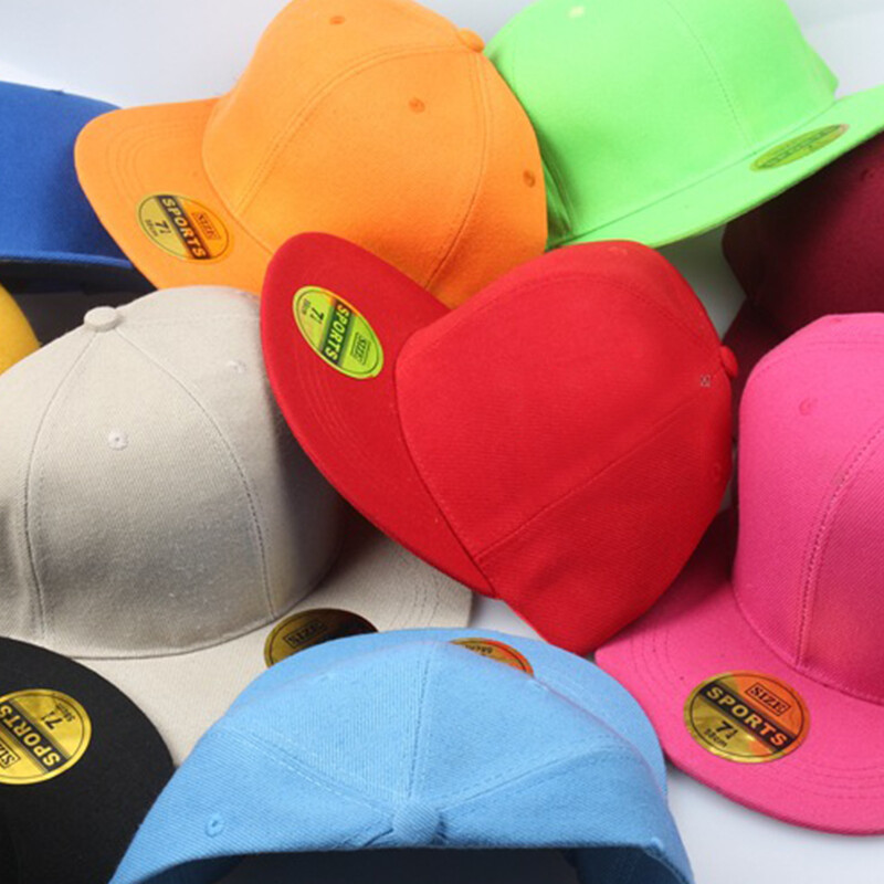 Snapback Hat Flat Baseball Cap Trucker Solid Plain Blank Men Womens Hip Hop Army