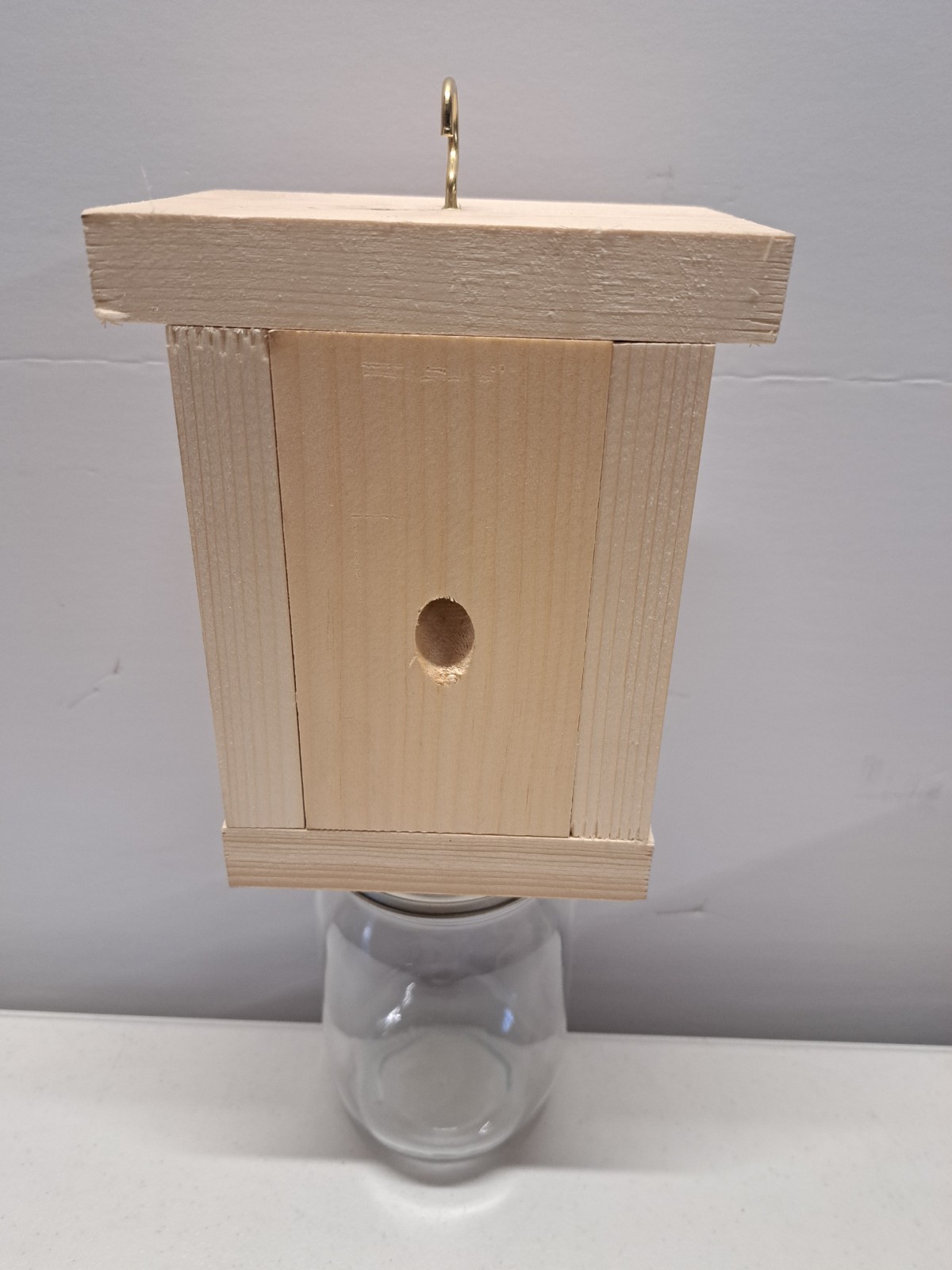 Handmade Pine Carpenter Bee Trap