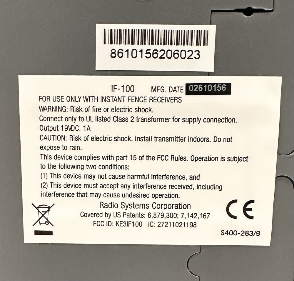 PetSafe IF100 Wireless Fence Transmitter