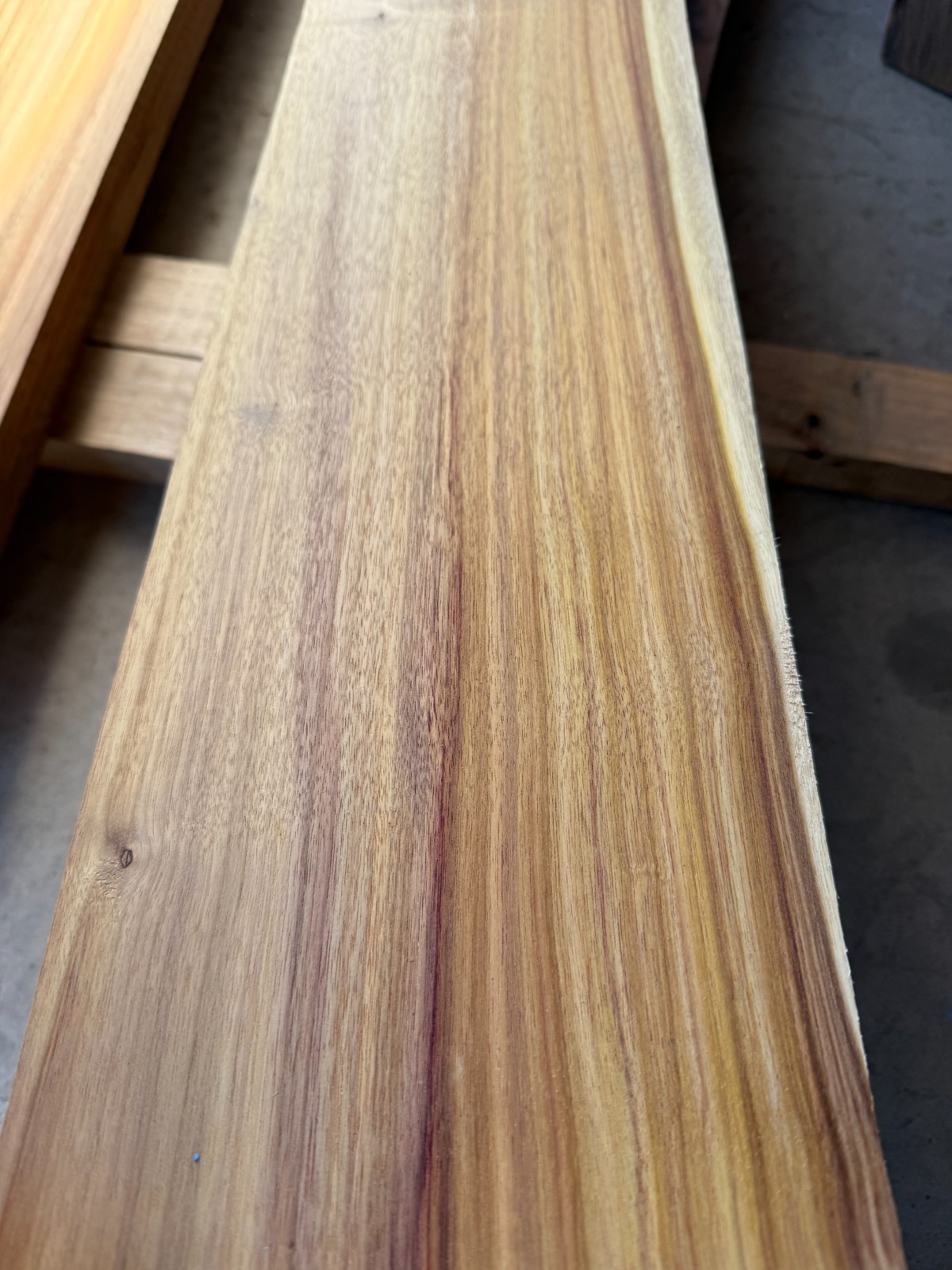 Canarywood Hardwood Lumber 2 BOARDS 36" long S2S Kiln Dried