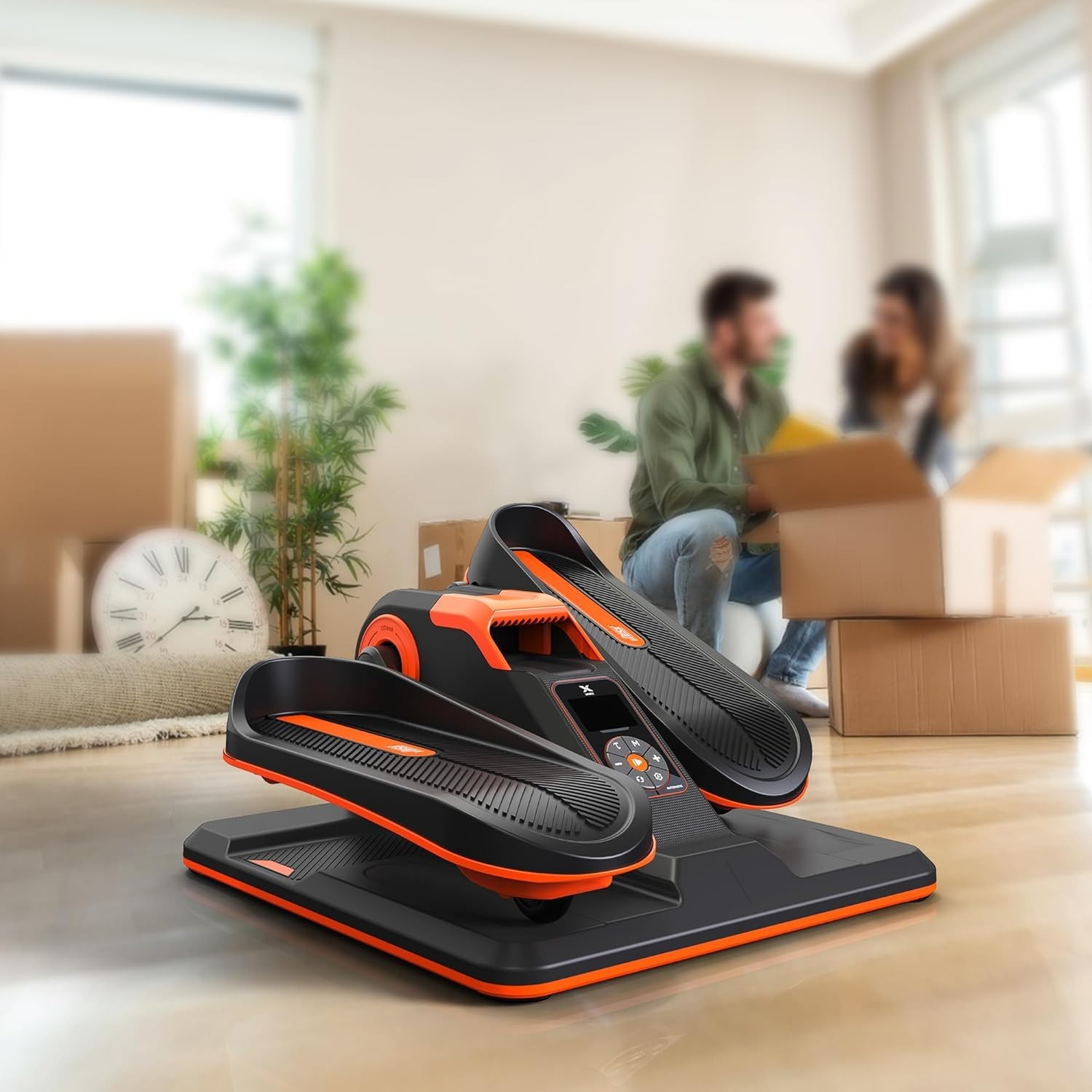 Ellipse Electric Elliptical Machine Under Desk Leg Exerciser Fully Assembled LCD