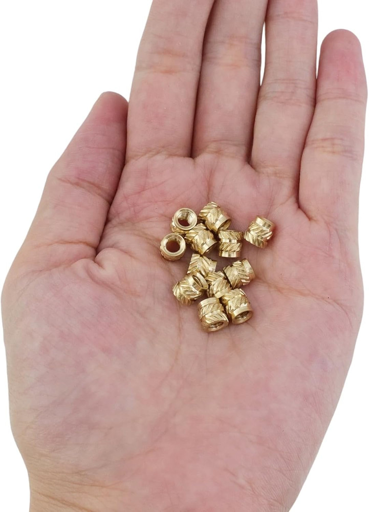 M4 Threaded Inserts, 100 Pcs Heat-Set Threadeds Insert Assortment Kit, Metric...