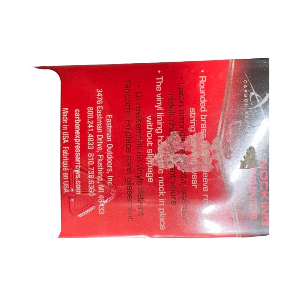Carbon Express Cam Nocking Points - Red 5-Pack #57519