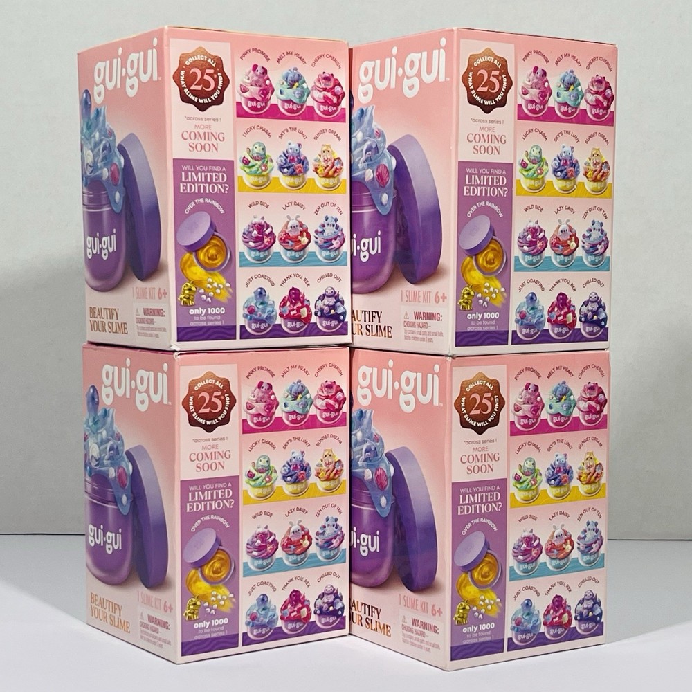 New Gui Gui Salish Matter Slime 4 Pack