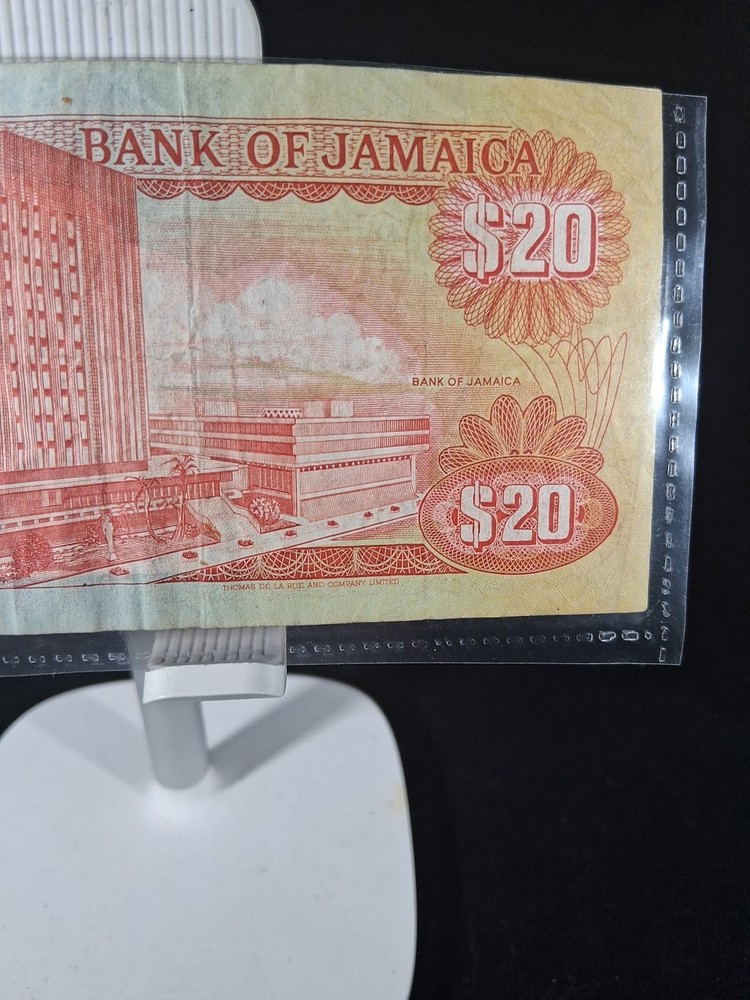 1999 JAMAICA 20 DOLLAR BANKNOTE VF