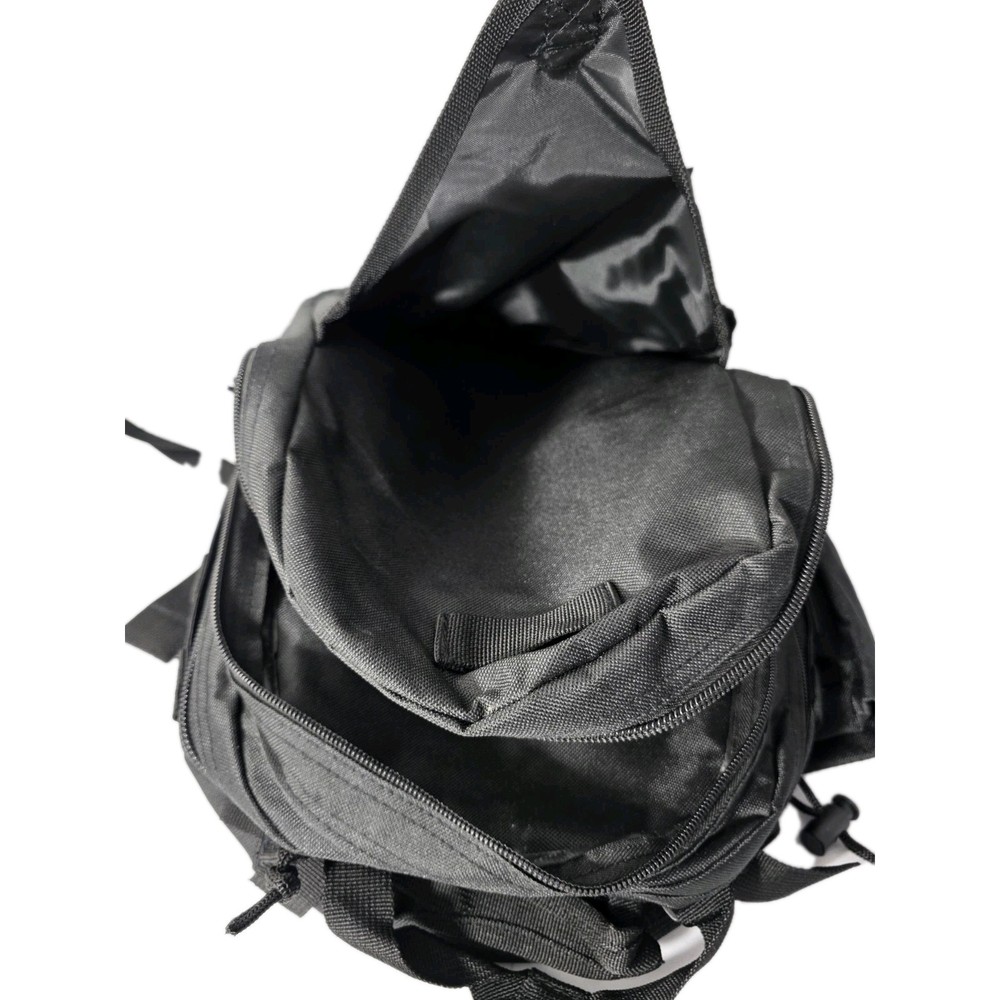 Joshioki Tactical Sling Backpack Black MOLLE-Style EDC Pack Adjustable Straps
