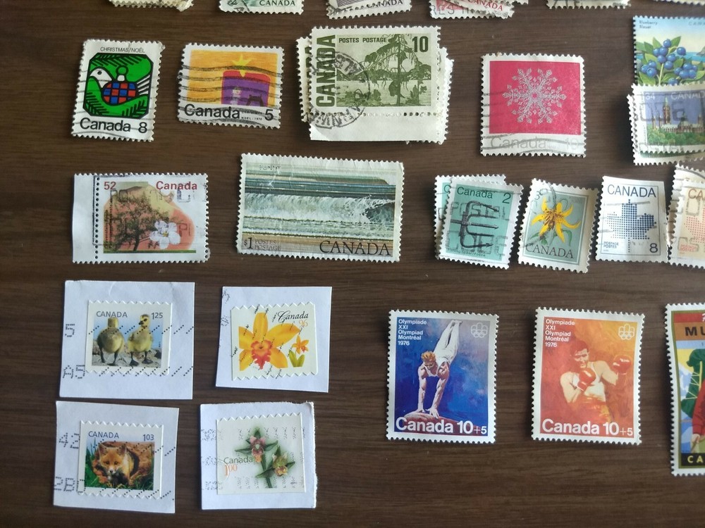 Used Postage Stamps From Canada
