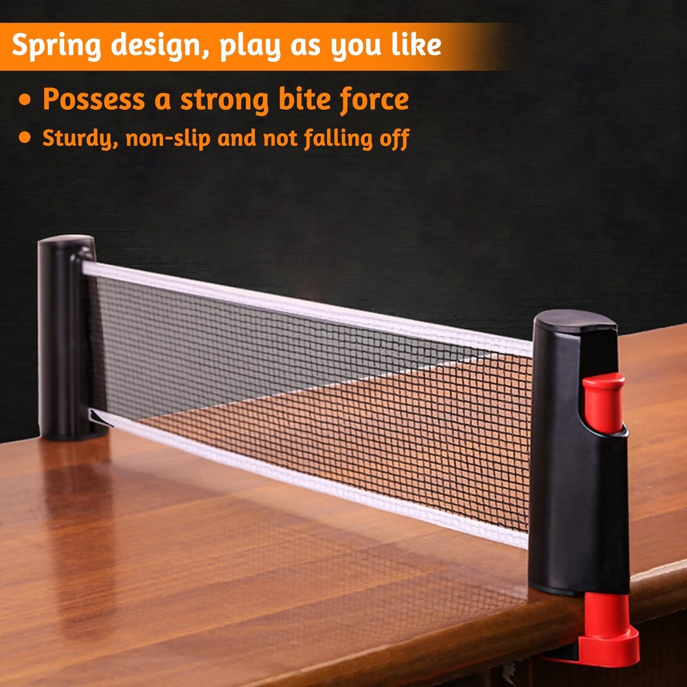 Table Tennis Net Extendable Portable Replacement Net Paddle Game Accessory