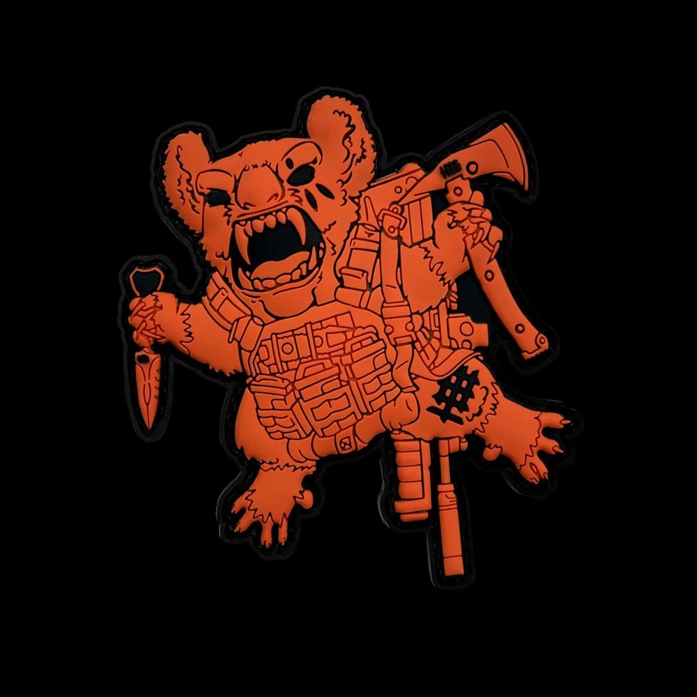 Halfbreed Blades Halloween Drop Bear Patch Hook-And-Loop Backing 3.63" x 3.13"