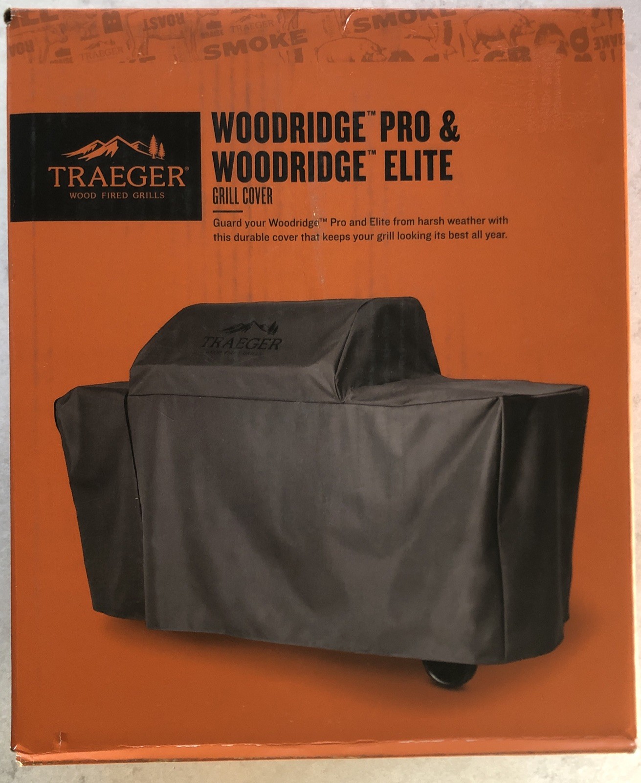 Traeger BAC775 Full Length Grill Cover for Woodridge Pro & Elite Pellet Grills