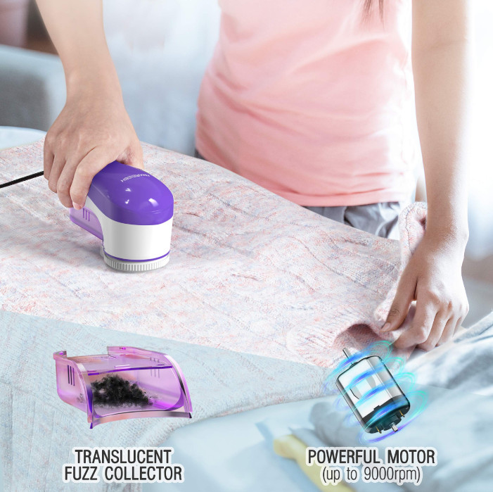 Electric Clothes Lint Pill Fluff Remover Fabric Sweater Fuzz Shaver Household