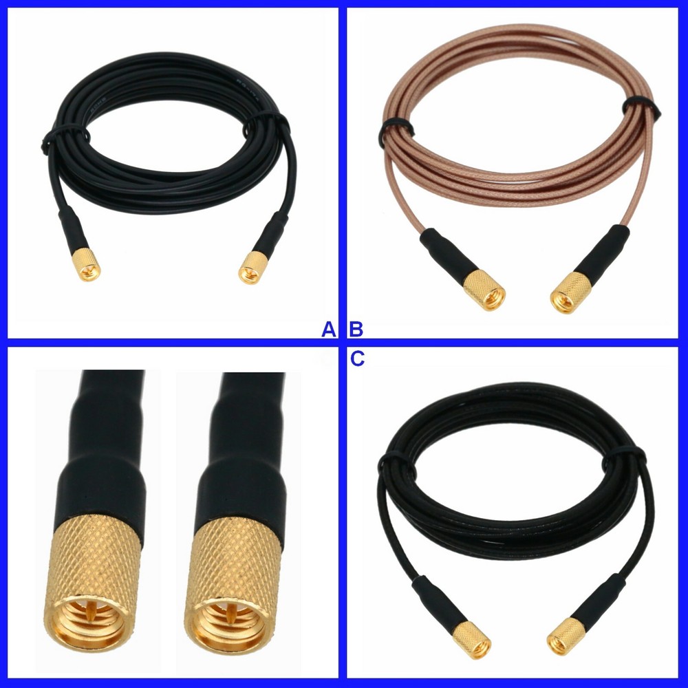 10-32 Microdot M/M Cable Flaw Detector Vibration Sound Transducer Accelerometer