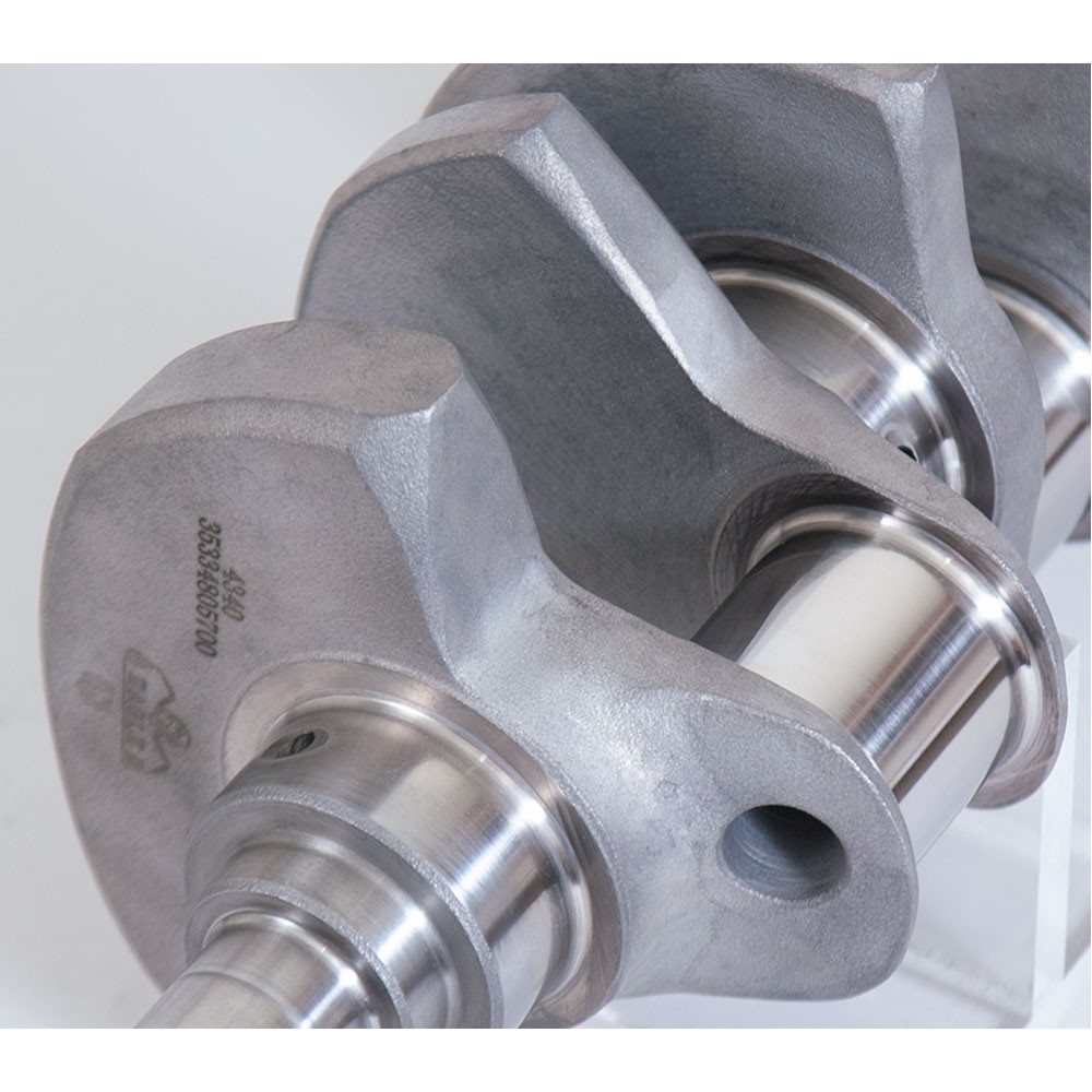 Eagle Crank 435334805700; Forged 3.480 in. Stroke, 5.7 in. Rod 1pc Rear for SBC