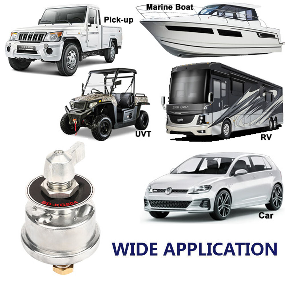 Master Battery Quick Disconnect Power Cut Shut Off Switch 2 post SPST Cut-Off