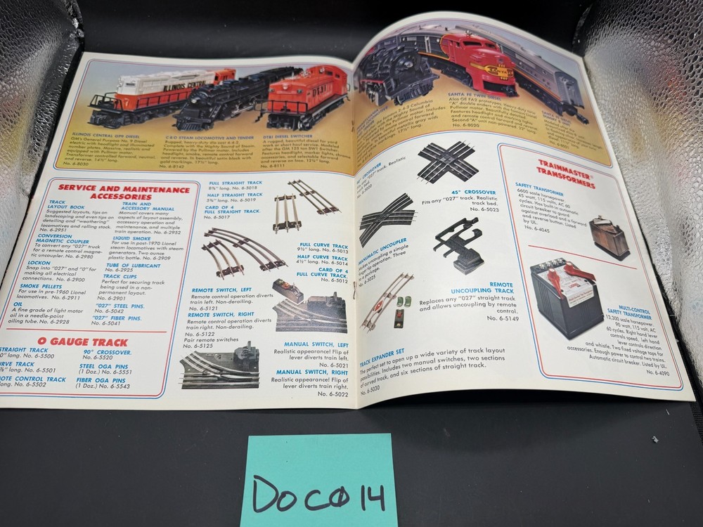 Lionel 1971 Train Catalog