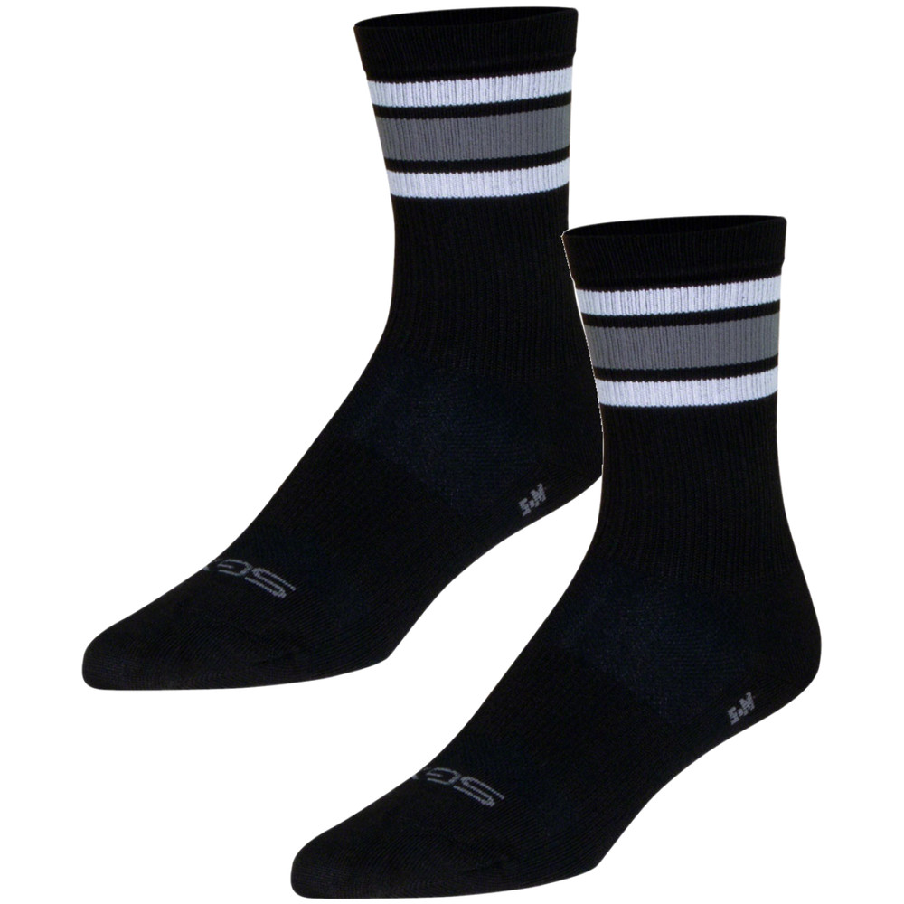 Pack of 2 SockGuy Throwback SGX Socks - 6", Small/Medium