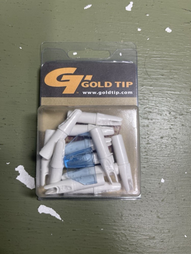 Gold Tip Nock 22 White (12ct).
