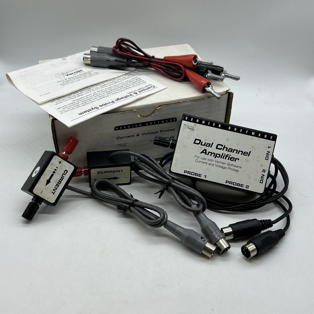 Vernier Current and Voltage Probe System CV-DIN with Channel Amplifier