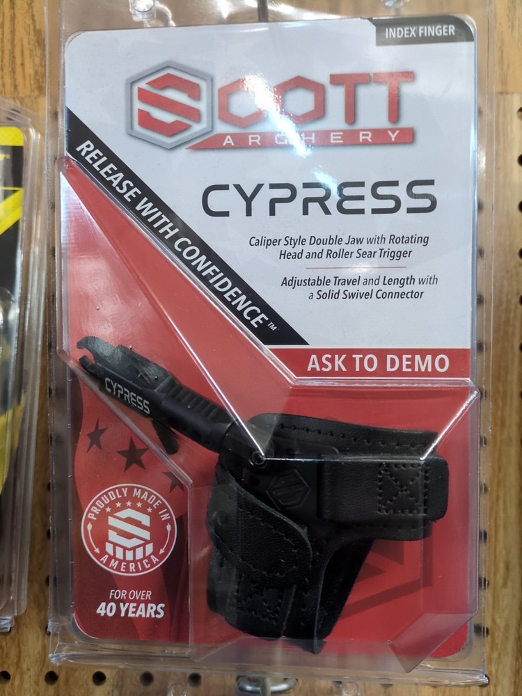 Scott Archery Cypress Buckle Release - Black - 1008BS-BK