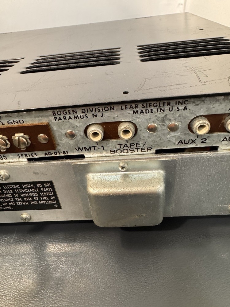 Vintage Bogen Challenger Model: C-35 Amplifier Untested #504