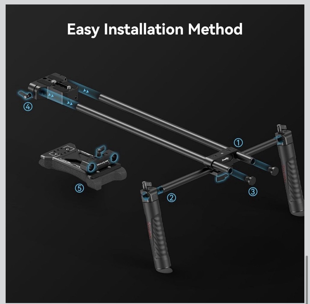 SMALLRIG Universal Basic Camera Shoulder Mount Kit for DSLR, Mirrorless 2896