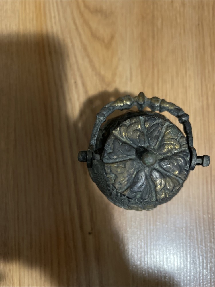 Antique Orientalist Brass Incense Burner
