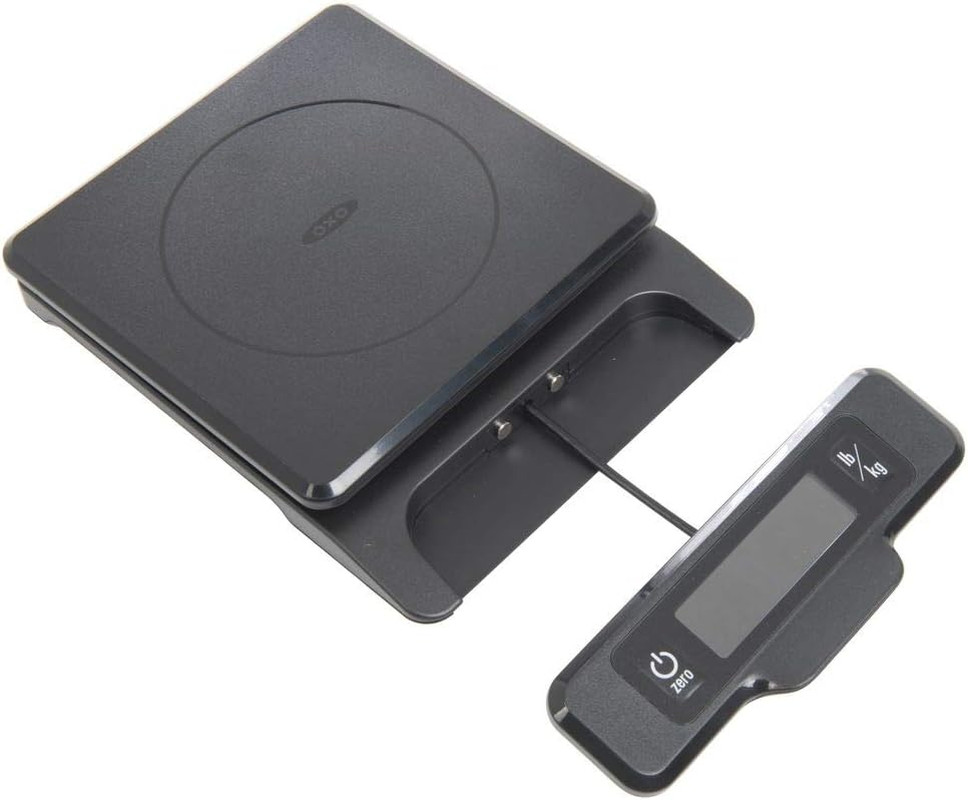 Good Grips 5-Lb Kitchen Scale with Pull-Out Display, Black