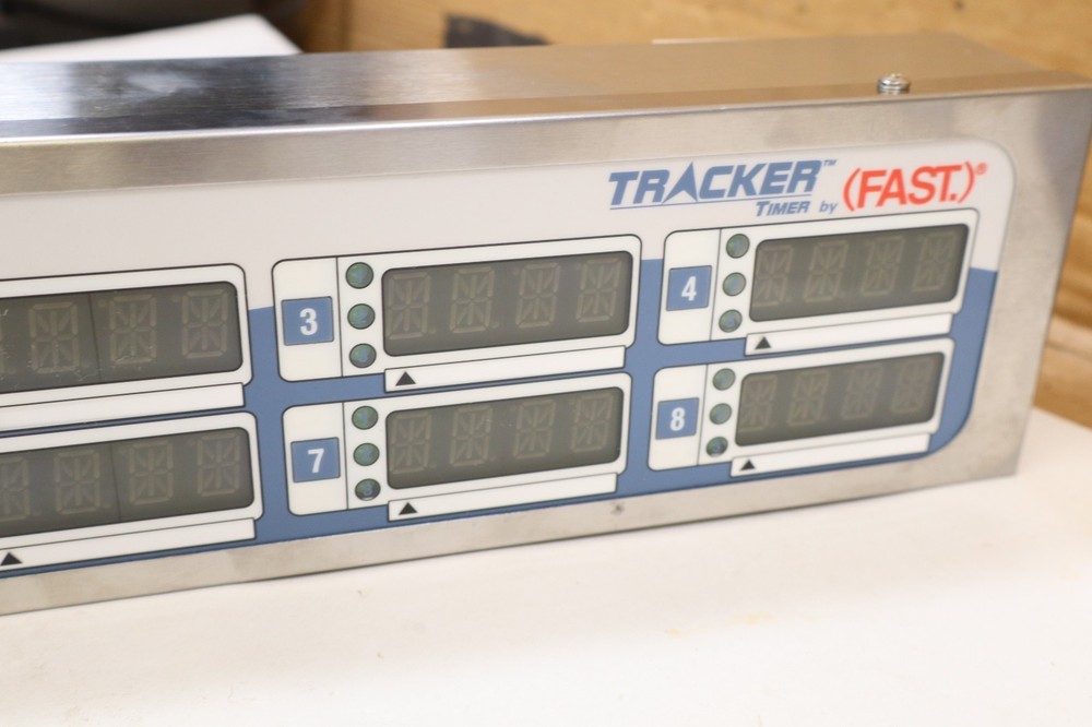 FAST TRACKER II Multi-Display Timer, 90-240V, 8 Product Display 231-601