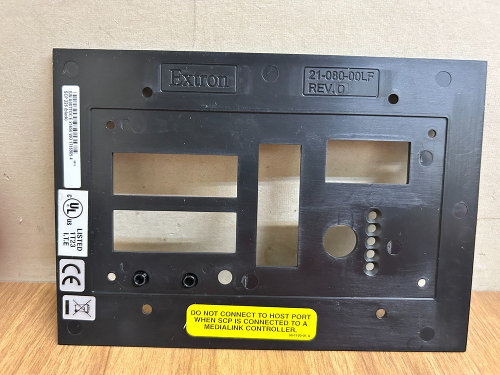 Extron SCP226 Black Controller PLATE ONLY
